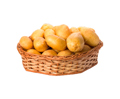 Russet Idaho Potatoes Fresh Premium Fruit and Produce Vegetables, 4 pound case